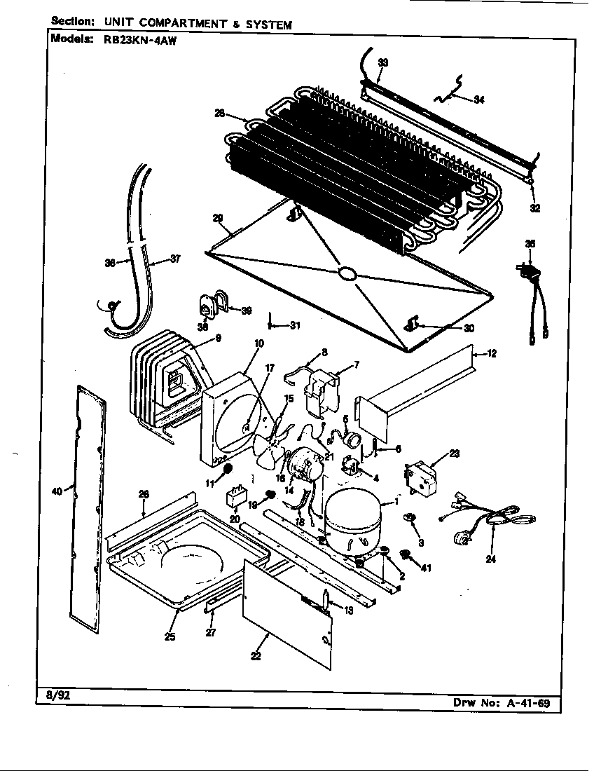 Unit compartment