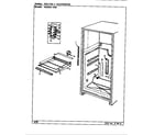 Magic Chef RB23KN-4AW/CG97A shelves & accessories diagram