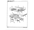 Magic Chef RB23KN-4AW/CG97A chest of drawers diagram