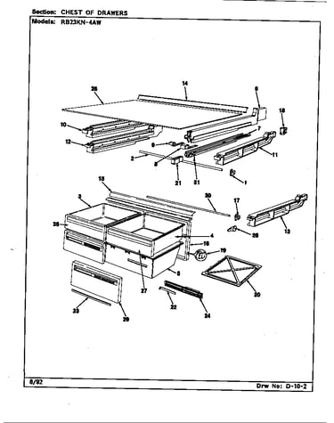 Chest of drawers