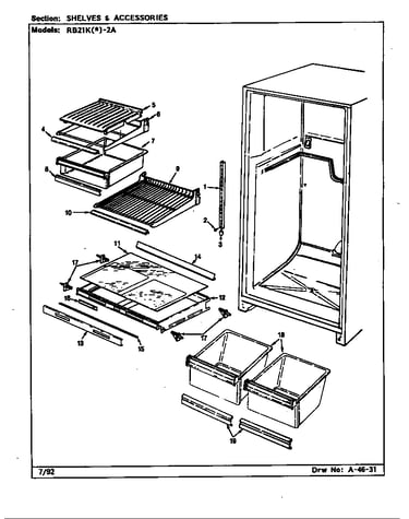 Shelves & accessories