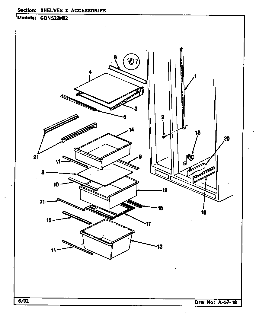 Shelves & accessories