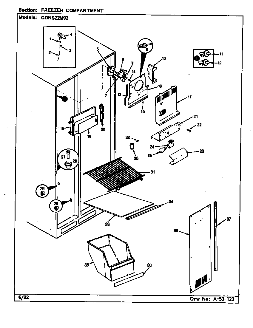 Freezer compartment