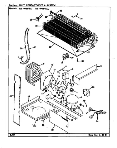 Unit compartment & system