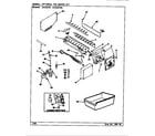Crosley CNS22V8/BR16A optional ice maker kit diagram