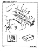 Optional ice maker kit