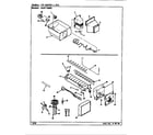 Maytag GDNT18M92/CF45B ice maker & bin diagram
