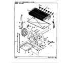 Maytag GNT15M82/CF15A unit compartment & system diagram