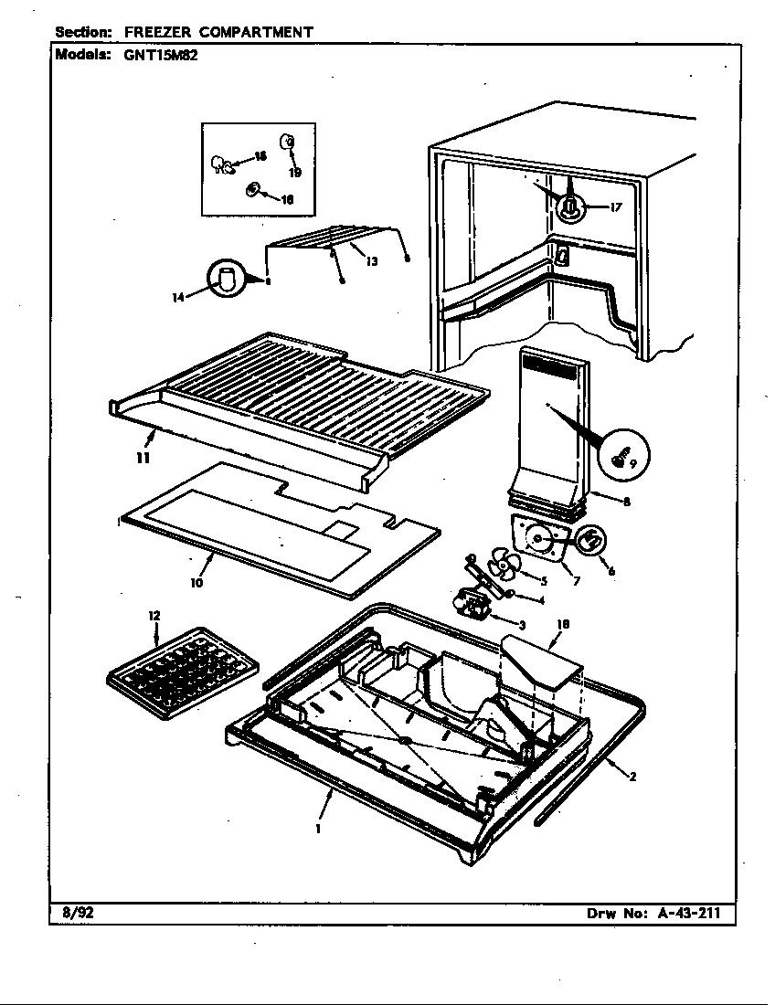 Freezer compartment