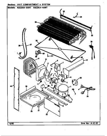 Unit compartment & system