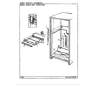Magic Chef RB23KA4AWT/CL82A shelves & accessories diagram