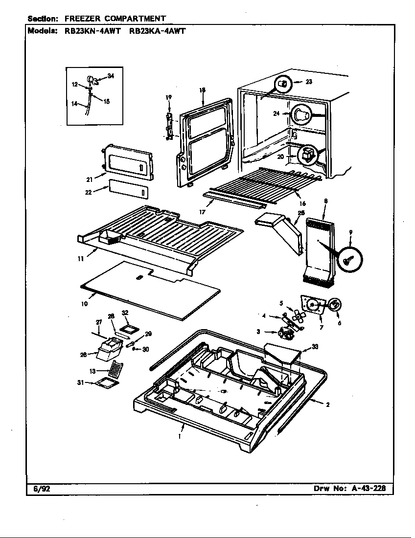 Freezer compartment