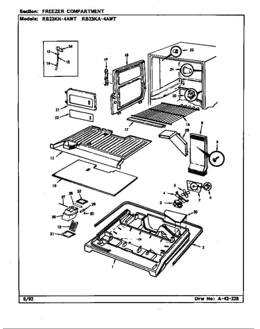 Freezer compartment