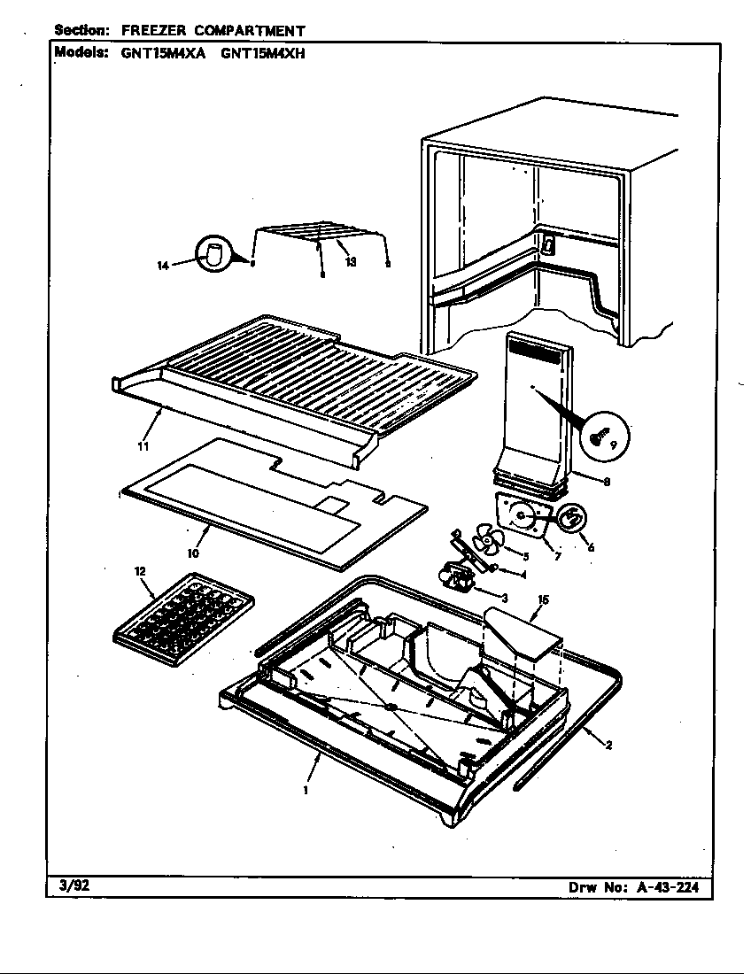 Freezer compartment