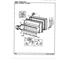Maytag GNT17M4XA/CF22A freezer door diagram