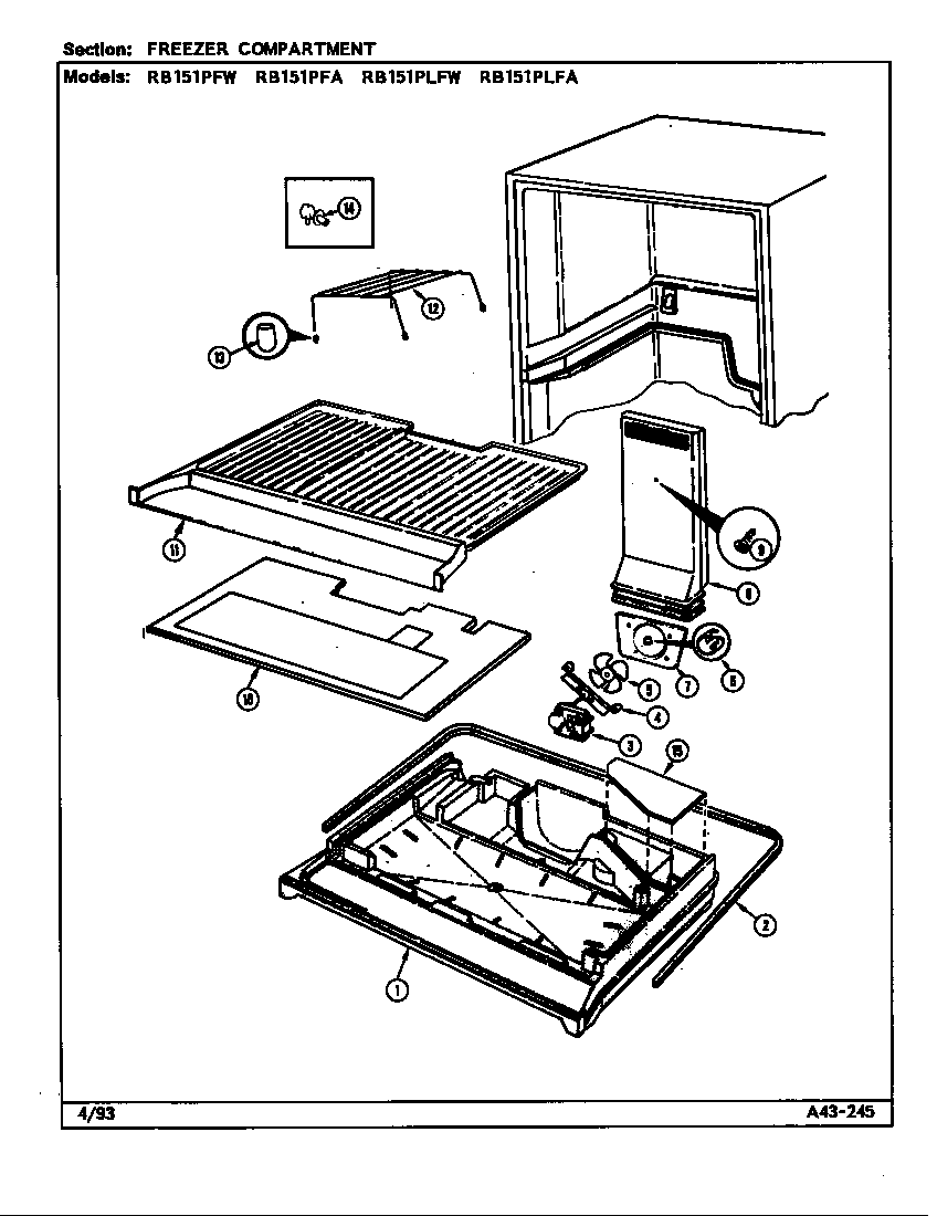 Freezer compartment
