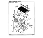 Maytag RBE170PW/DD31A unit compartment & system diagram