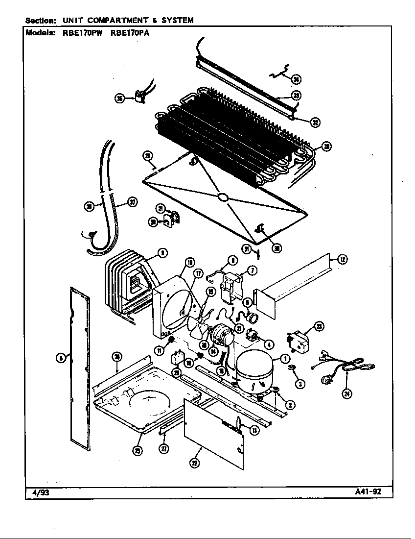 Unit compartment & system