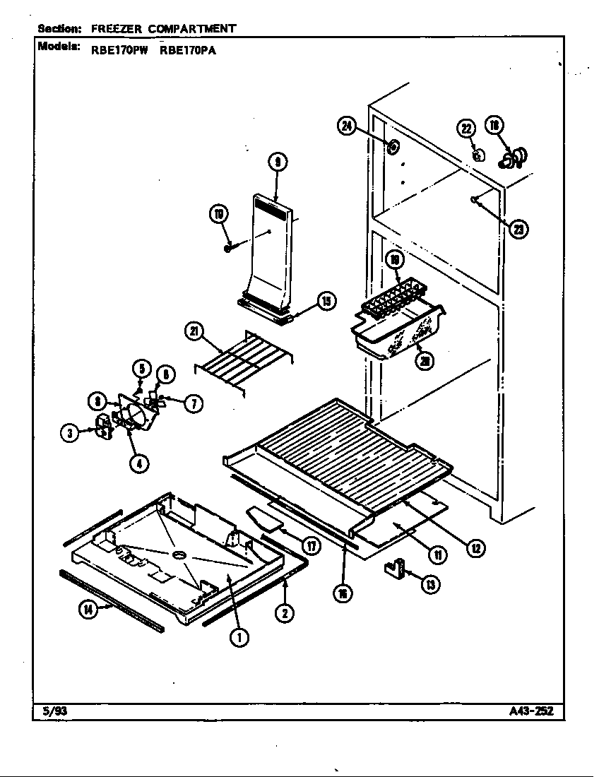 Freezer compartment