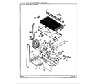 Magic Chef RB212PA/DD76A unit compartment & system diagram