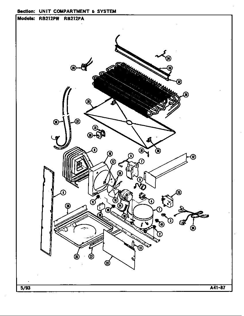 Unit compartment & system