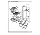 Magic Chef RB212PA/DD76B shelves & accessories diagram