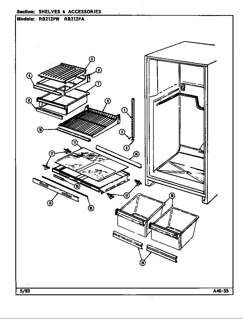 Shelves & accessories