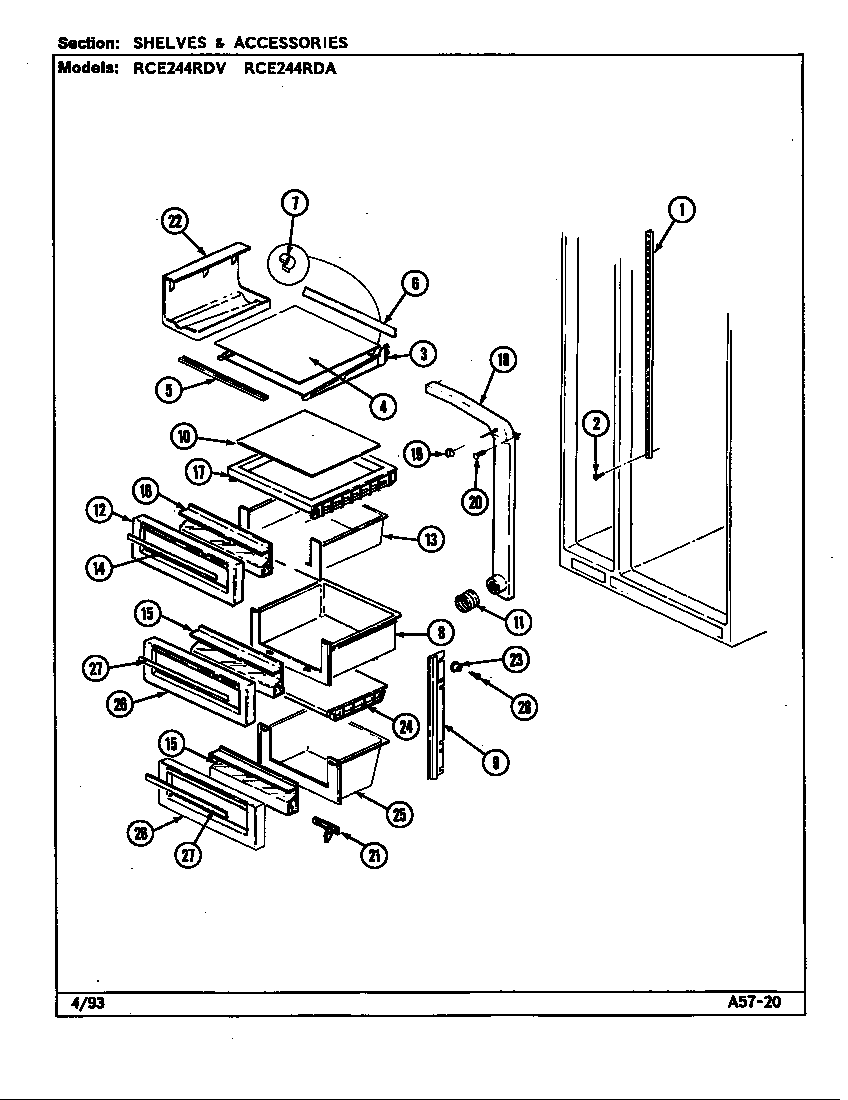Shelves & accessories