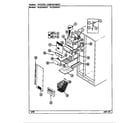 Maytag RCE244RDA/DS86A freezer compartment diagram