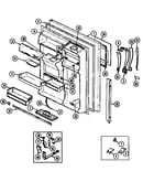 Fresh food door (rb184rda/dg47a) (rb184rdv/dg46a) (rb184rlda/dg49a) (rb184rldv/dg48a) (rb184rdv/dg47a)