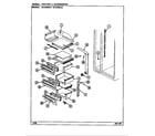 Magic Chef RC244RDV/DS83B shelves & accessories (rc244rda/ds84a) (rc244rda/ds84b) (rc244rdv/ds83a) (rc244rdv/ds83b) diagram