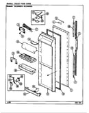 Fresh food door (rc244rda/ds84a) (rc244rda/ds84b) (rc244rdv/ds83a) (rc244rda/ds83a) (rc244rda/ds83b)