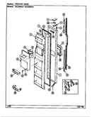 Freezer door (rc244rda/ds84a) (rc244rda/ds84b) (rc244rdv/ds83a) (rc244rdv/ds83b)