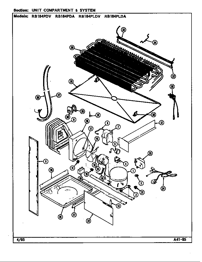 Unit compartment & system