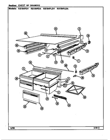Chest of drawers