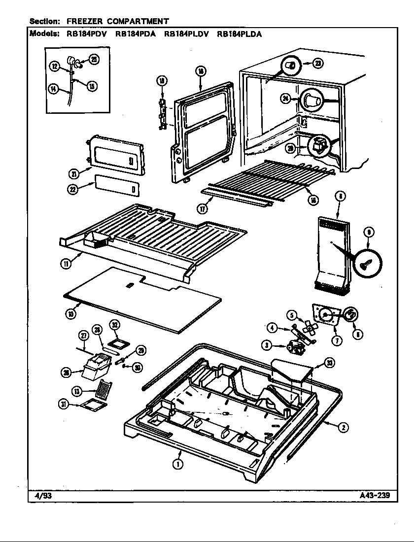 Freezer compartment