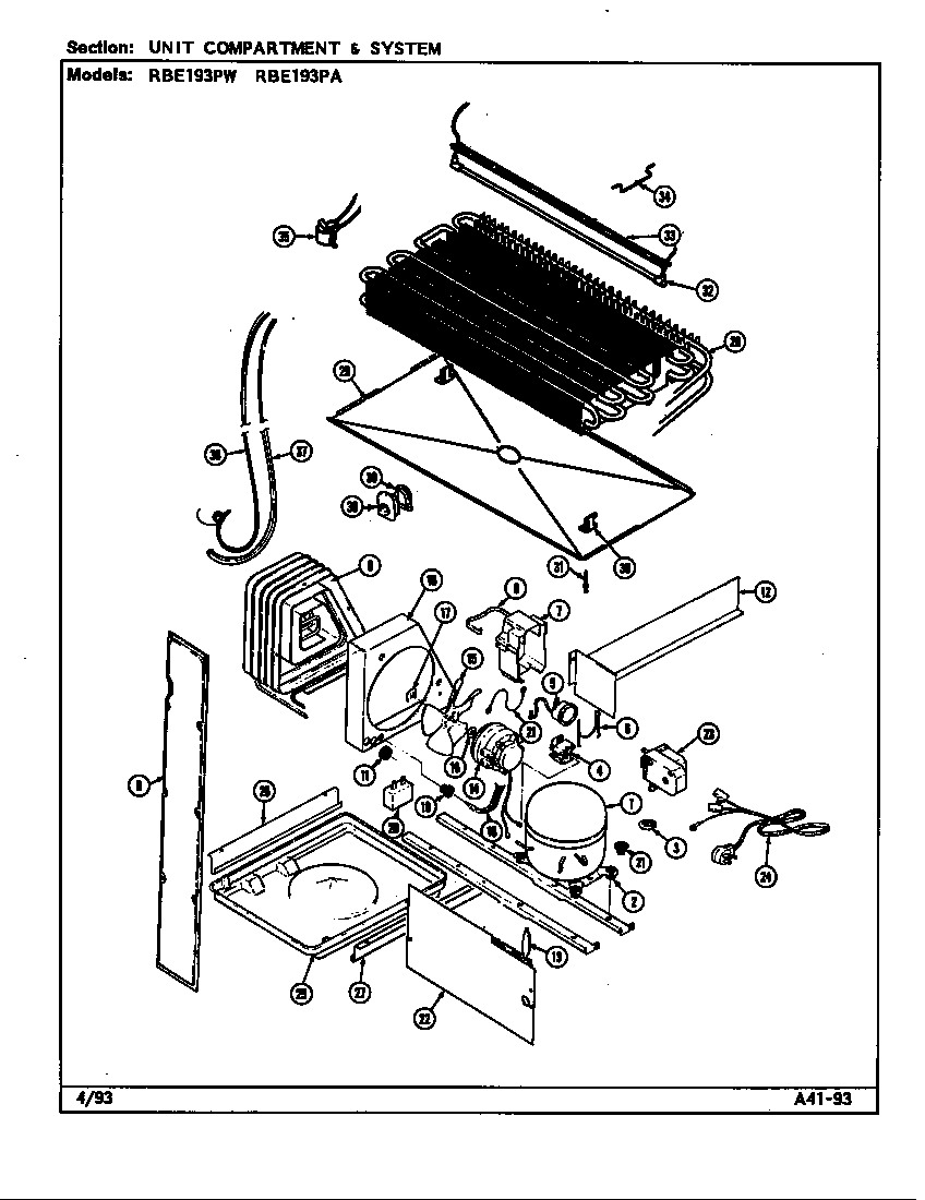 Unit compartment & system