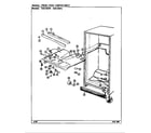 Maytag RBE193PA/DG63A fresh food compartment diagram