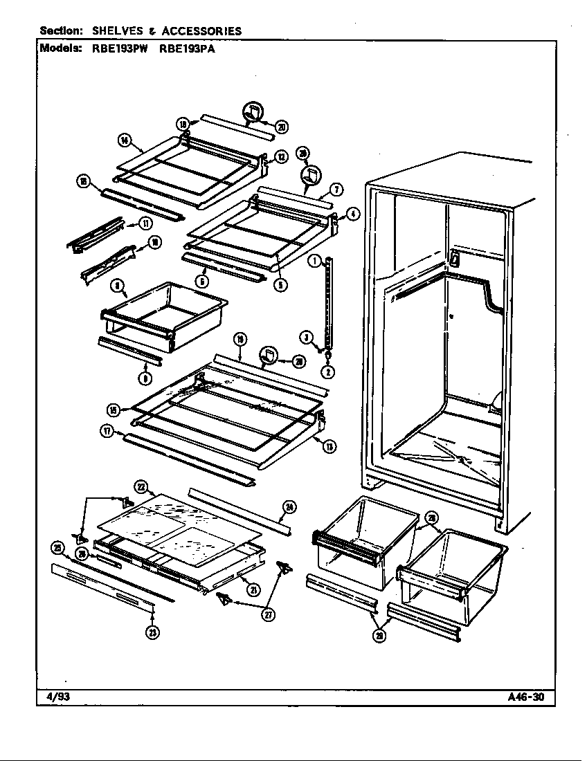 Shelves & accessories