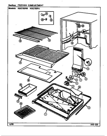 Freezer compartment