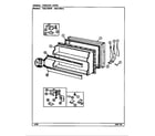Maytag RBE193PW/DG62A freezer door diagram