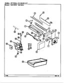 Optional ice maker kit