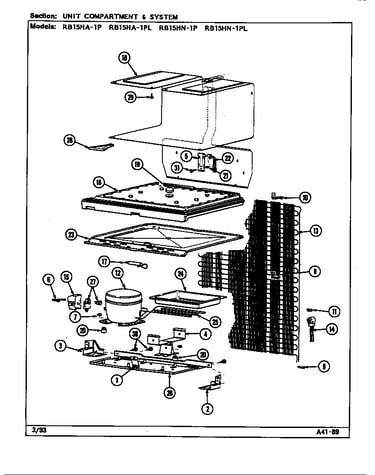 Unit compartment & system