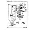 Magic Chef RC20KN-00/BS03C freezer compartment diagram