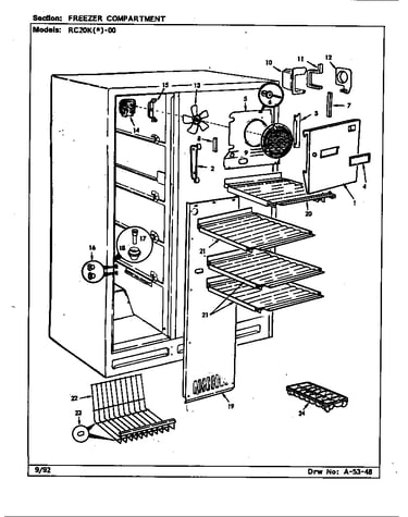 Freezer compartment