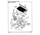 Magic Chef RB193PW/DE73A unit compartment & system diagram