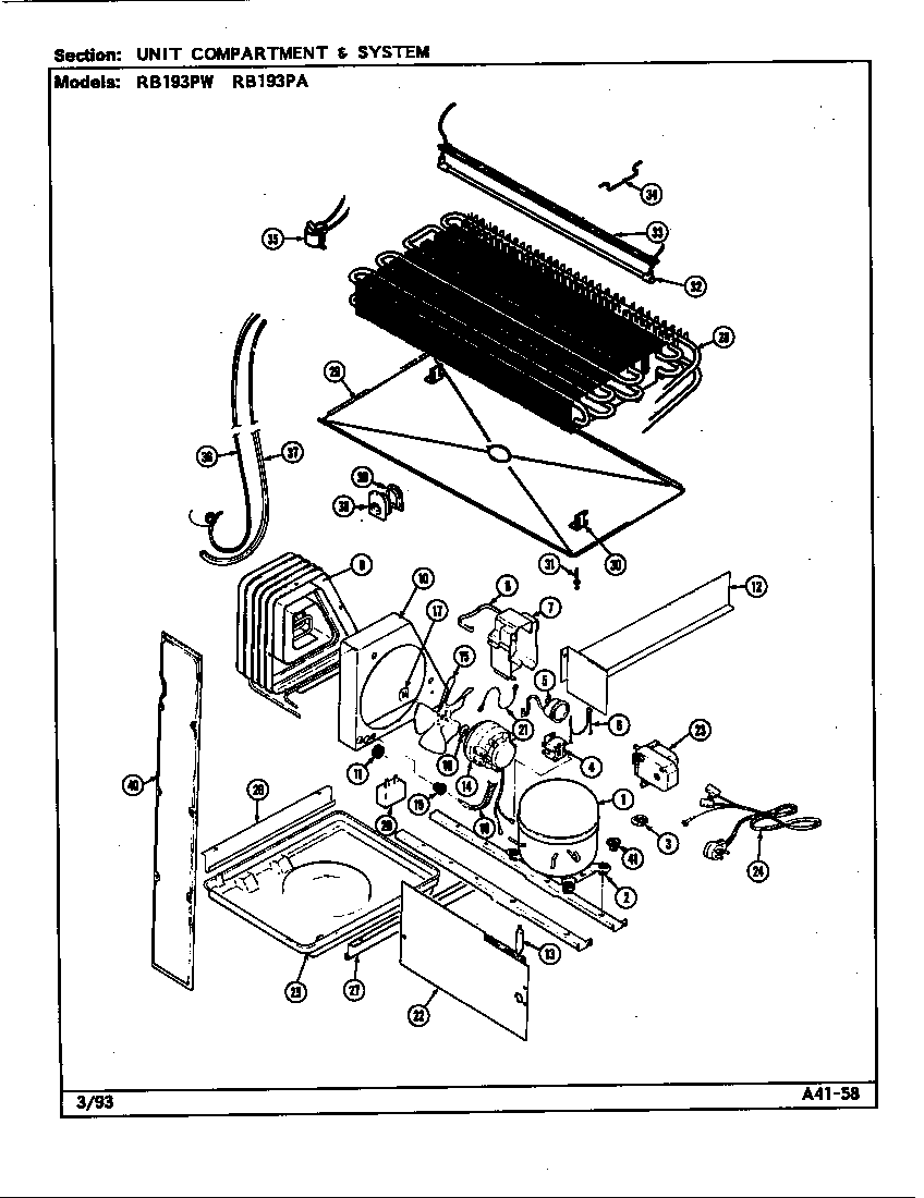 Unit compartment & system