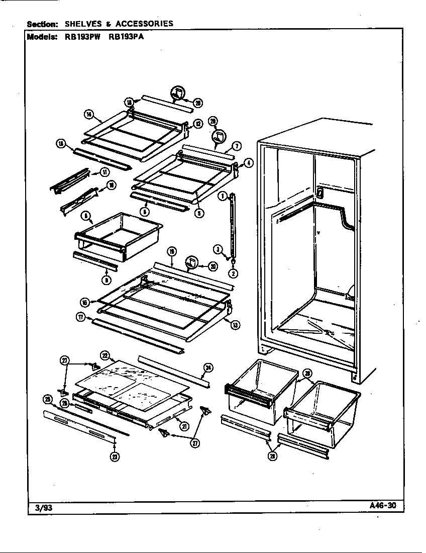 SHELVES & ACCESSORIES