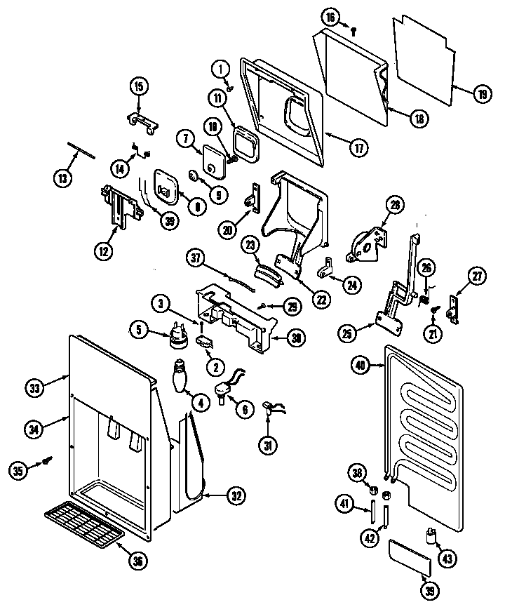 ICE & WATER DISPENSER