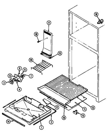 Freezer compartment (rb151pfa/dg13c) (rb151pfw/dg11c) (rb151plfa/dg14c) (rb151plfw/dg12c)
